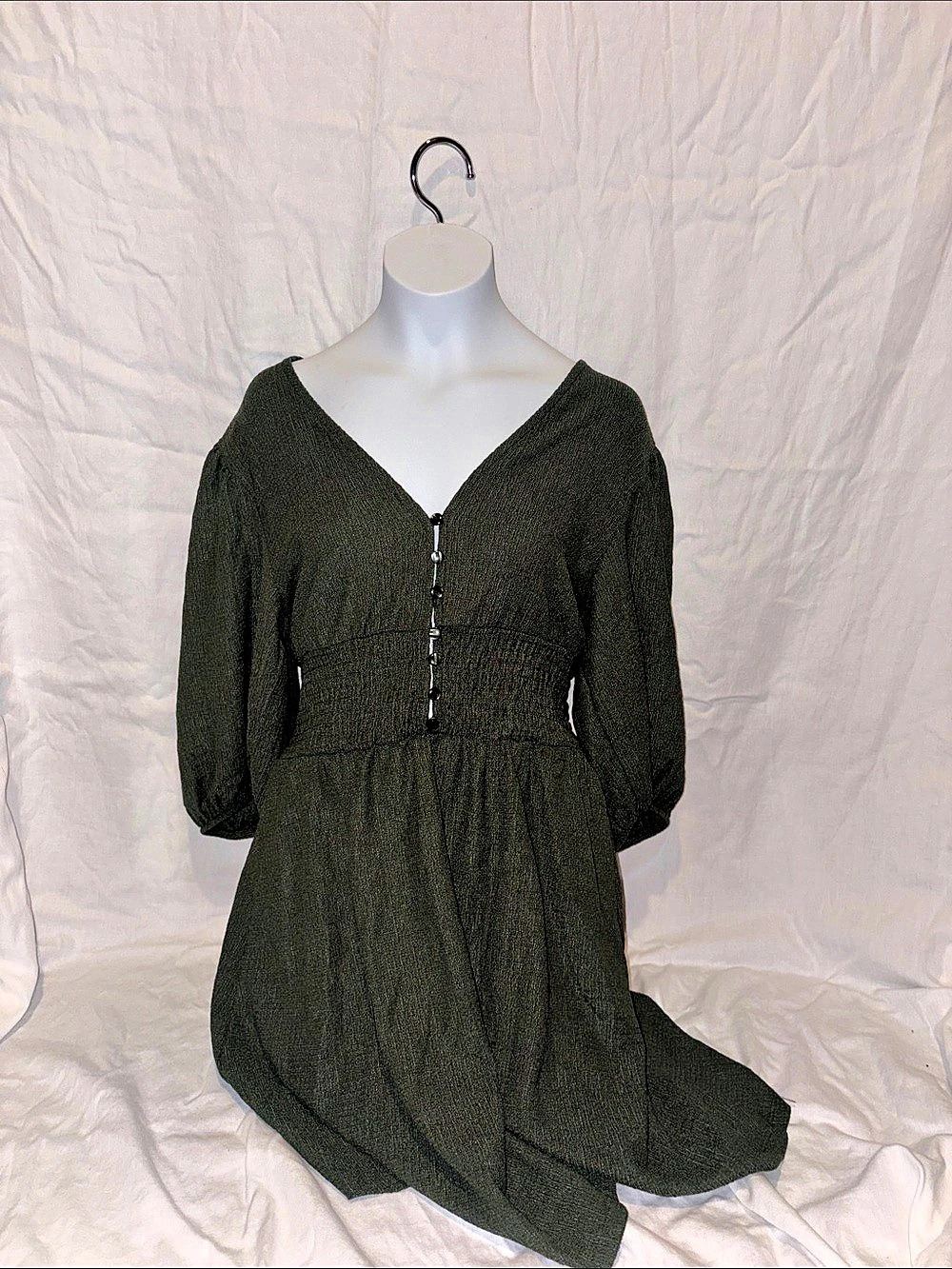Francesca’s Mini Dress in Green Size Small NWT
